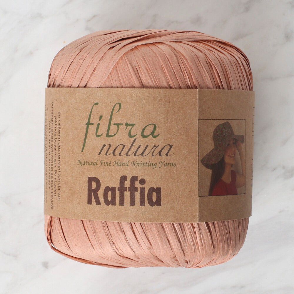 Fibra Natura Raffia 40gr Somon Kağıt İp - 116-24